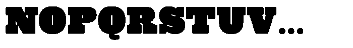 Cook Bloxerif Font UPPERCASE