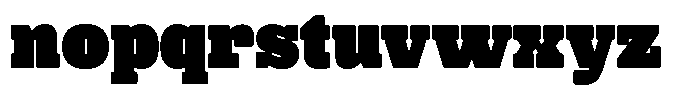 Cook Bloxerif Font LOWERCASE