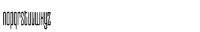 Cook Comrevans Font LOWERCASE