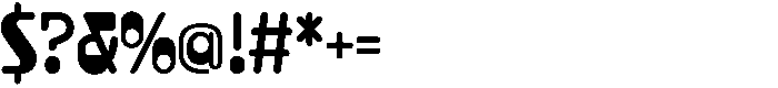 Cook Exquirk Font OTHER CHARS