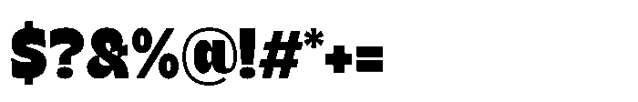 Cook Giftalgic Font OTHER CHARS