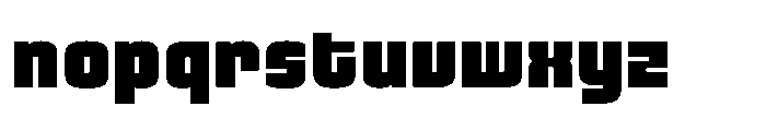 Cook Modtrial Font LOWERCASE