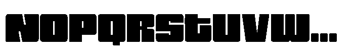 Cook Squarisp Font UPPERCASE