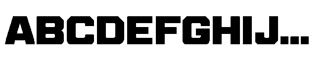 Cook Xensora Font UPPERCASE