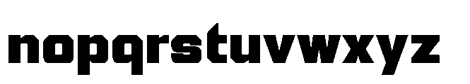 Cook Xensora Font LOWERCASE