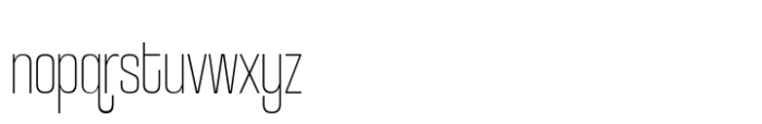Coolvetica Hairline Compressed Font LOWERCASE