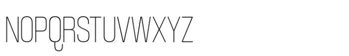 Coolvetica Hairline Condensed Font UPPERCASE
