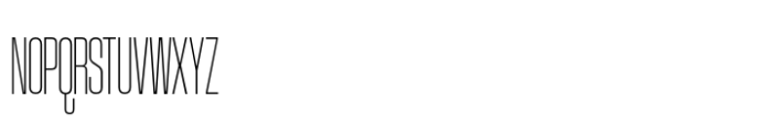 Coolvetica Hairline Crammed Font UPPERCASE