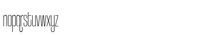 Coolvetica Hairline Crammed Font LOWERCASE