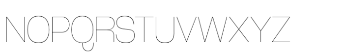 Coolvetica Hairline Font UPPERCASE
