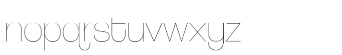 Coolvetica Hairline Font LOWERCASE
