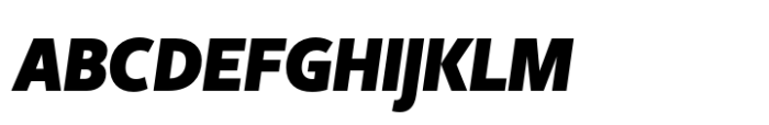 Copihue Black Italic Font