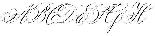 Copperlove Font UPPERCASE