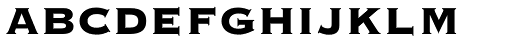 Copperplate Gothic Heavy Font LOWERCASE