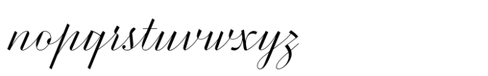 Copperscript Extra Light Font LOWERCASE