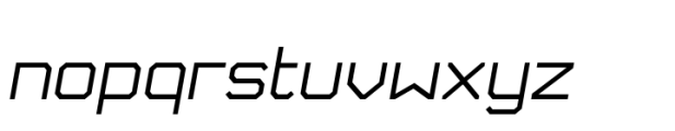 Copyman Italic Font LOWERCASE
