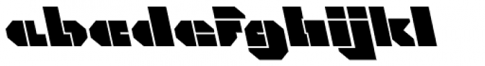 CorTen Open Fat A Italic Font LOWERCASE