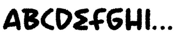 Coralez Distorted Font UPPERCASE
