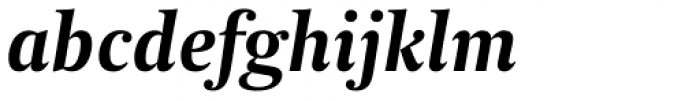 Coranto 2 Bold Italic Font LOWERCASE