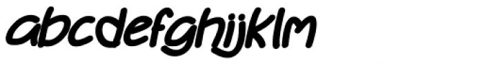 Corazon Bold Italic Font LOWERCASE