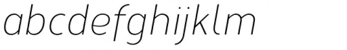 Corbert Condensed Light Italic Font LOWERCASE