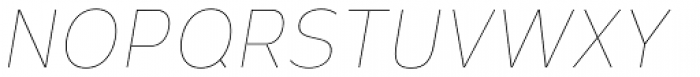 Corbert Condensed Thin Italic Font UPPERCASE