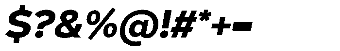 Corbert Text Bold Italic Font OTHER CHARS