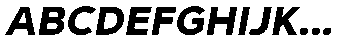 Corbert Text Bold Italic Font UPPERCASE