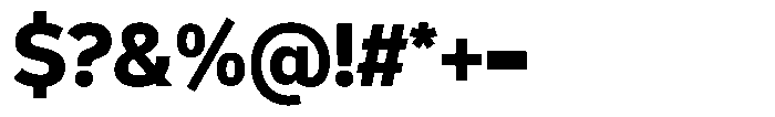 Corbert Text Bold Semi Condensed Font OTHER CHARS