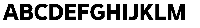Corbert Text Bold Semi Condensed Font UPPERCASE