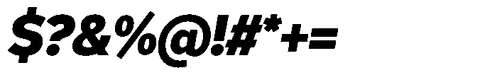 Corbert Text Ex Bold Semi Condensed Ital Font OTHER CHARS