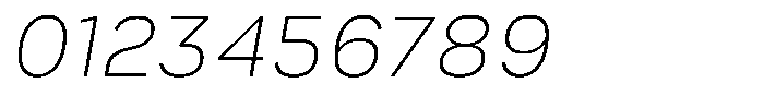 Corbert Text Ex Light Semi Condensed Ital Font OTHER CHARS