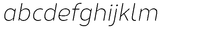 Corbert Text Ex Light Semi Condensed Ital FONT