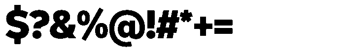 Corbert Text Extra Bold Semi Condensed Font OTHER CHARS