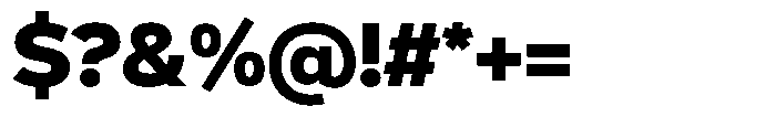 Corbert Text Extra Bold Font OTHER CHARS