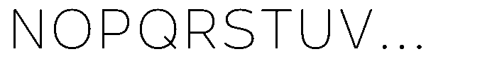 Corbert Text Extra Light Semi Condensed Font UPPERCASE