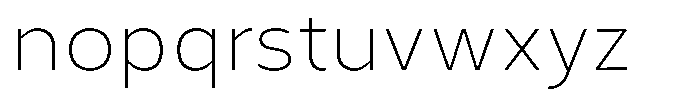 Corbert Text Extra Light Font LOWERCASE