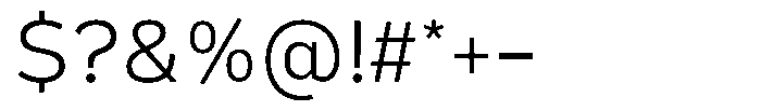 Corbert Text Light Semi Condensed Font OTHER CHARS
