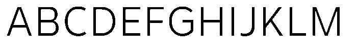 Corbert Text Light Semi Condensed Font UPPERCASE