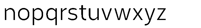 Corbert Text Light Semi Condensed Font LOWERCASE