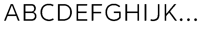 Corbert Text Light Font UPPERCASE