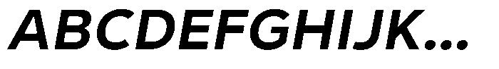 Corbert Text Medium Italic Font UPPERCASE