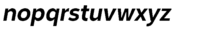Corbert Text Medium Semi Condensed Ital Font LOWERCASE