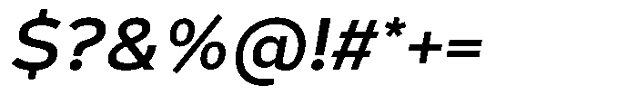Corbert Text Regular Italic Font OTHER CHARS