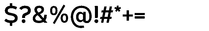 Corbert Text Regular Semi Condensed Font OTHER CHARS