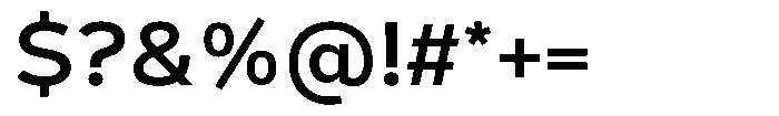 Corbert Text Regular Font OTHER CHARS