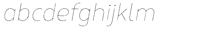Corbert Text Thin Semi Condensed Ital FONT