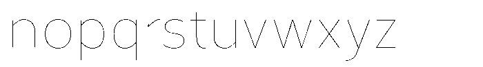 Corbert Text Thin Semi Condensed Font LOWERCASE