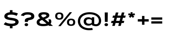 Corbert Wide Extra Bold Font OTHER CHARS