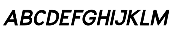 Corbuzier Oblique Font UPPERCASE